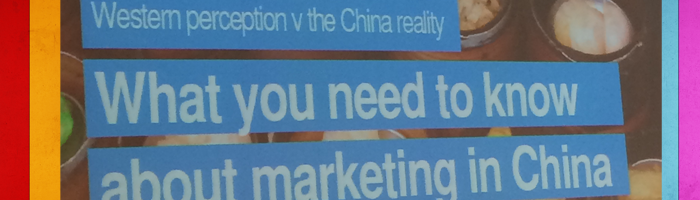 Marketing: Western Perceptions, Chinese Realities